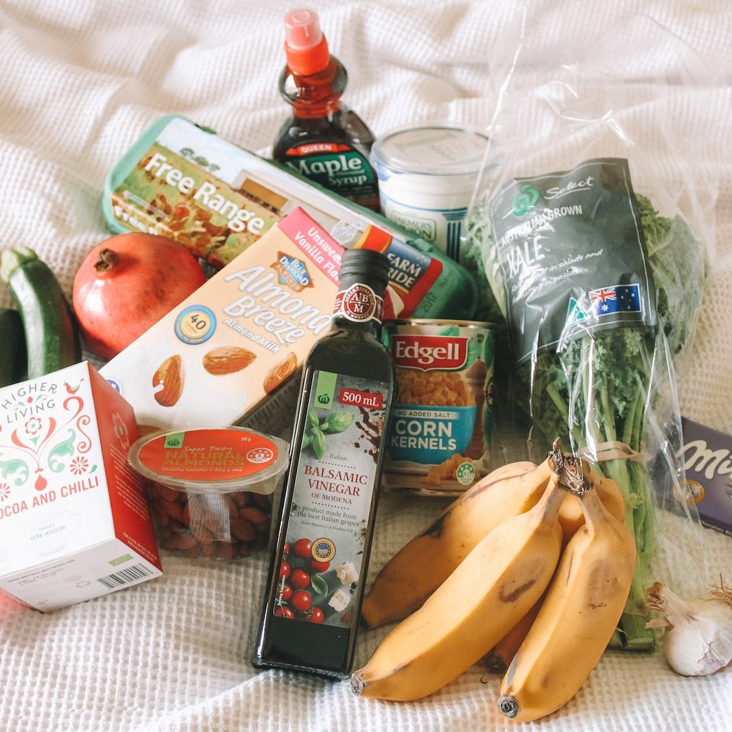 Photo by Maddi Bazzocco assorted fruit and can lot